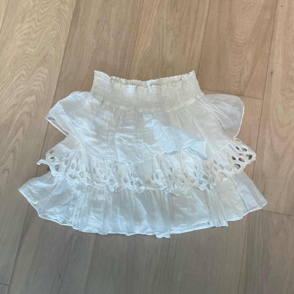 Vintage Zara Frilly White Skirt